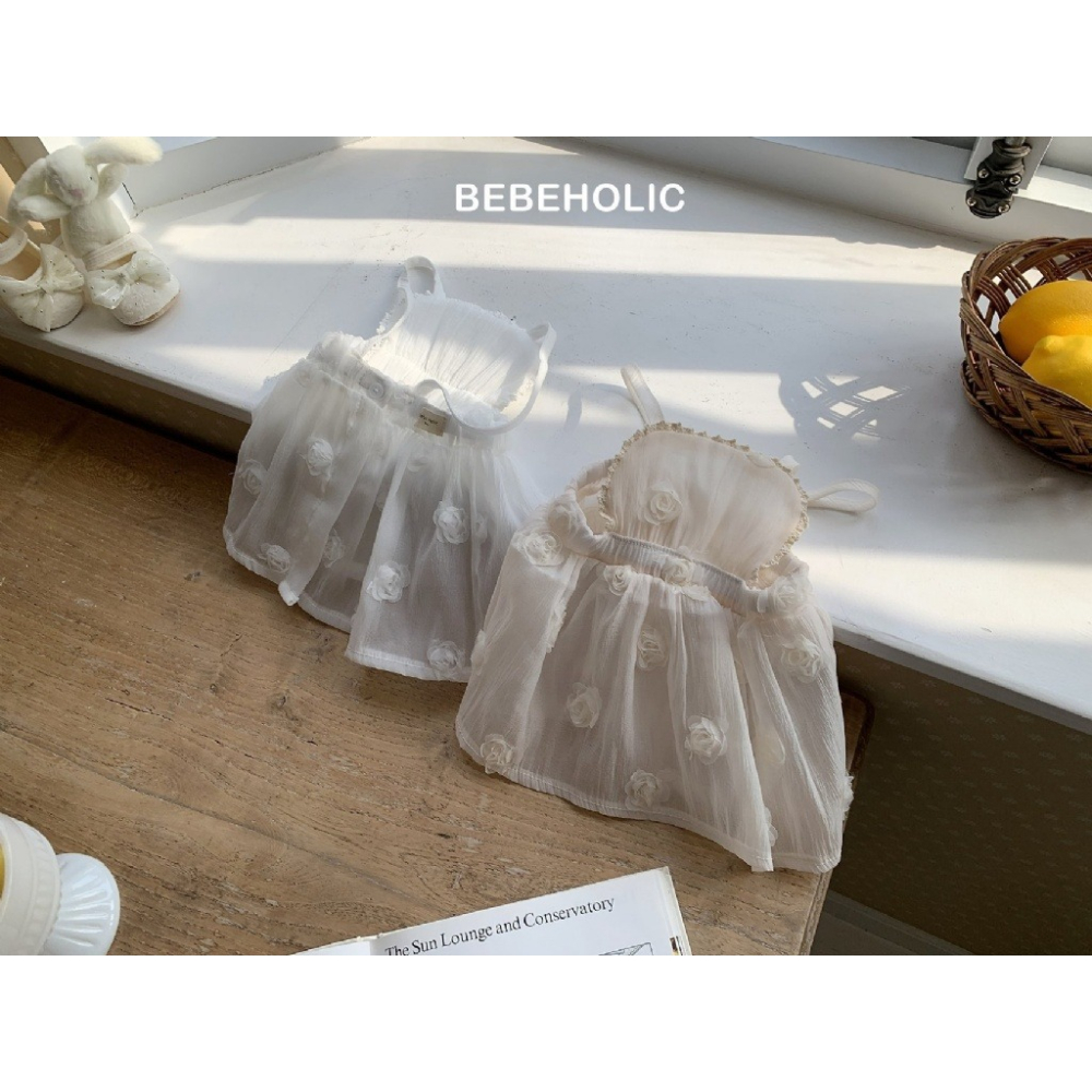 26夏 正韓 BEBEHOLIC｜Pure Lace Rose 外搭小襯裙-細節圖6