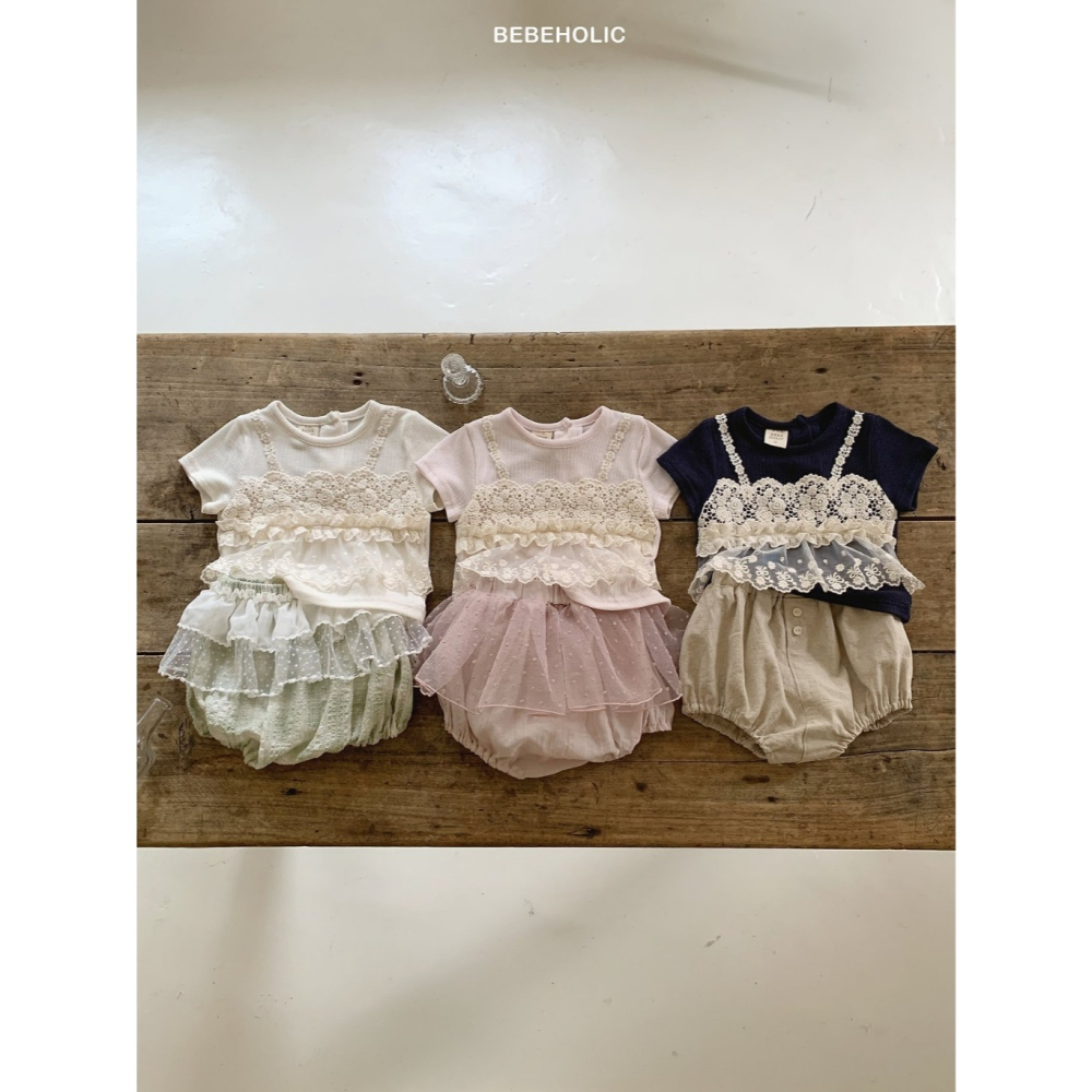 26夏 正韓 BEBEHOLIC｜Pure Lace 低調蕾絲 南瓜短褲-細節圖4