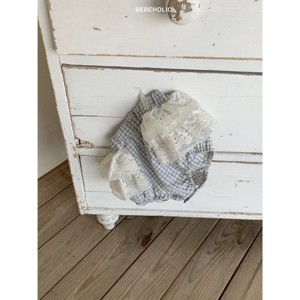 26夏 正韓 BEBEHOLIC｜Pure Lace 超可愛 布蕾絲 格紋短褲-細節圖2