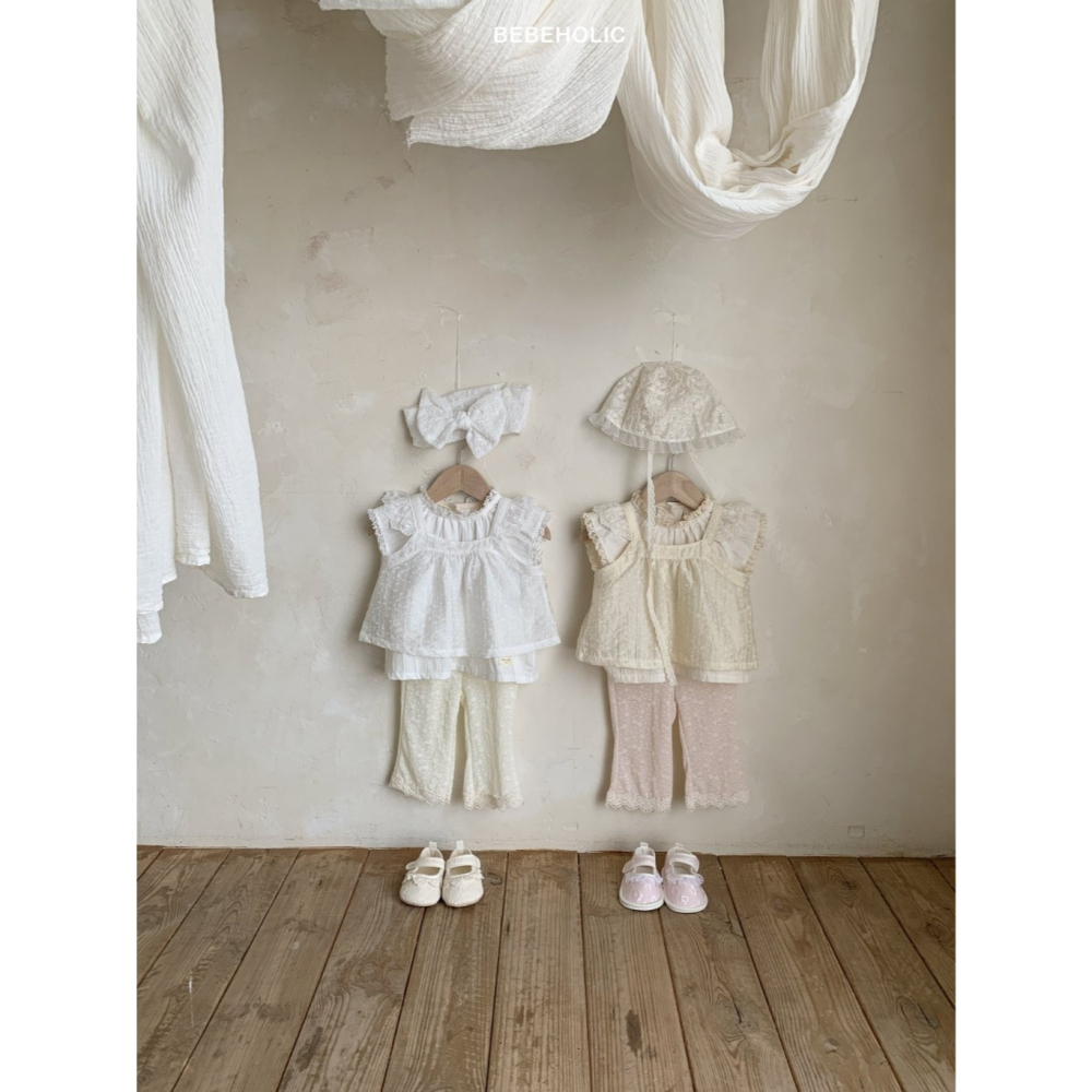 26夏 正韓 BEBEHOLIC｜Pure Lace  拼接蕾絲長褲-細節圖2