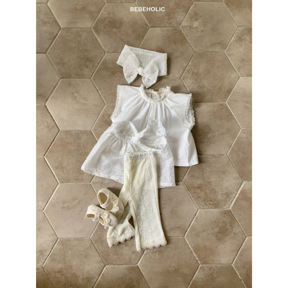 26夏 正韓 BEBEHOLIC｜Pure Lace  拼接蕾絲長褲-細節圖3