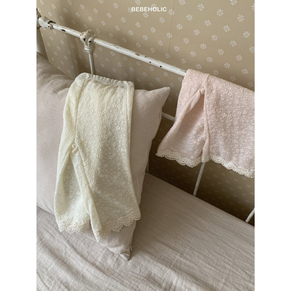 26夏 正韓 BEBEHOLIC｜Pure Lace  拼接蕾絲長褲-細節圖5