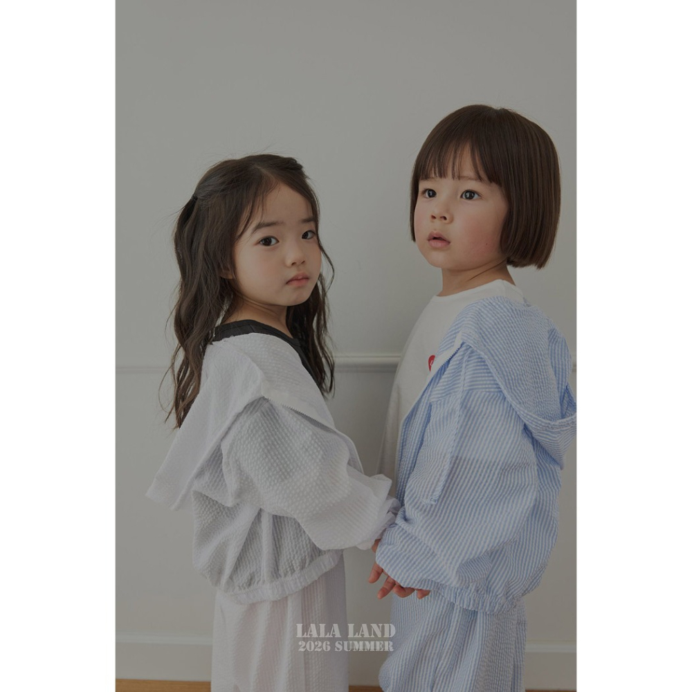 26夏 正韓 LALALAND｜Summer Scoop 直條壓紋 連帽外套-細節圖5