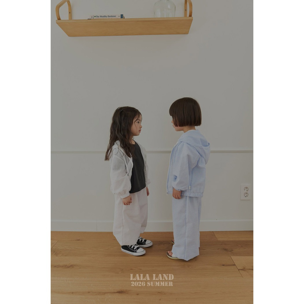 26夏 正韓 LALALAND｜Summer Scoop 直條壓紋 連帽外套-細節圖6