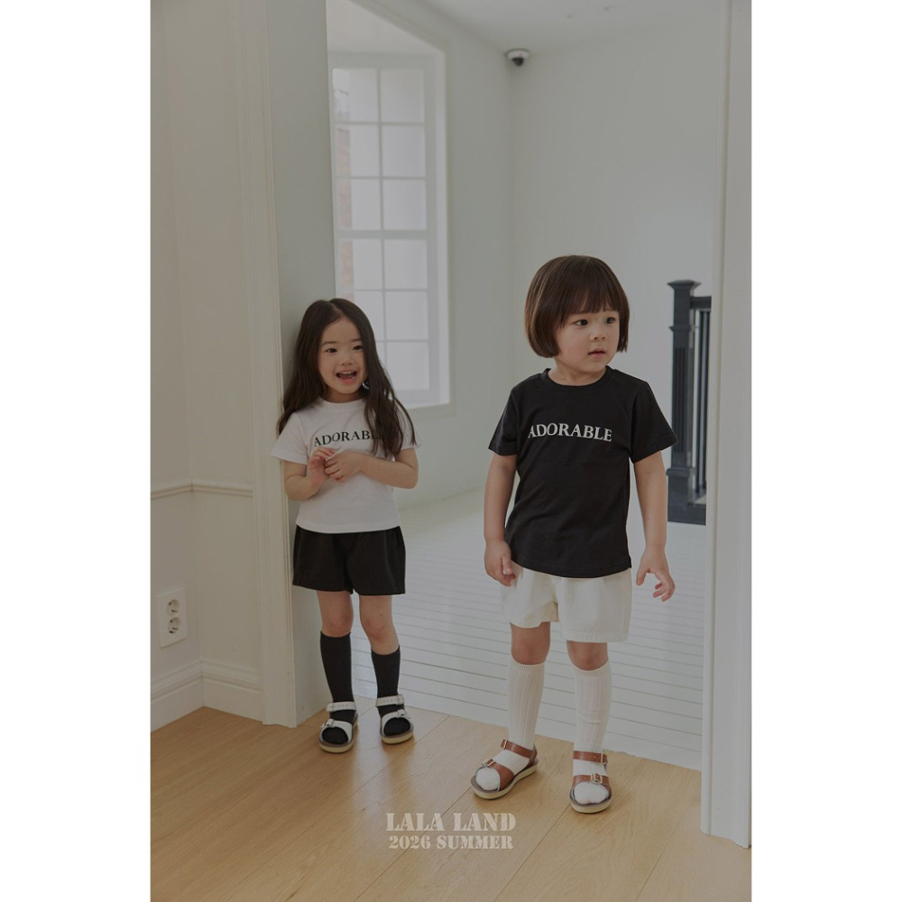 26夏 正韓 LALALAND｜Summer Scoop 非黑即白 短褲-細節圖2