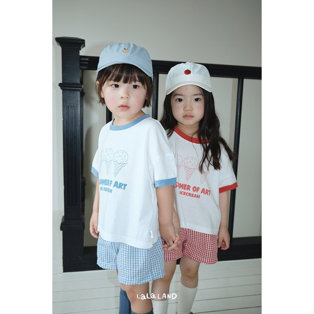 26夏 正韓 LALALAND｜Summer Scoop 夏日格紋 短褲-細節圖4