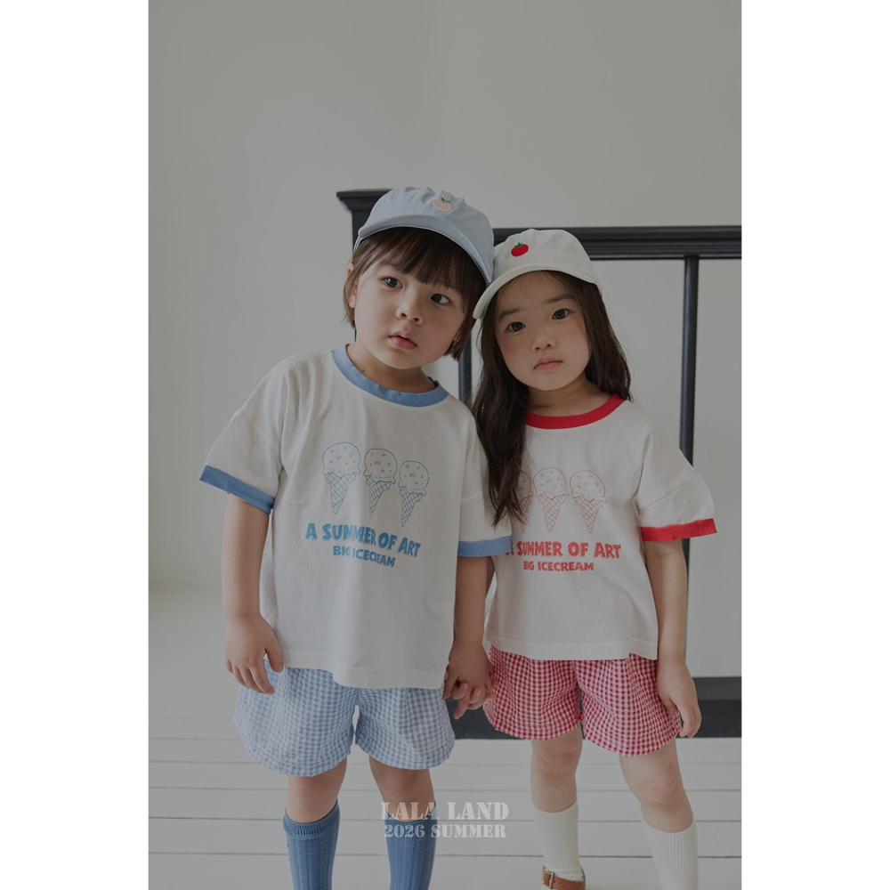 26夏 正韓 LALALAND｜Summer Scoop 夏日格紋 短褲-細節圖5