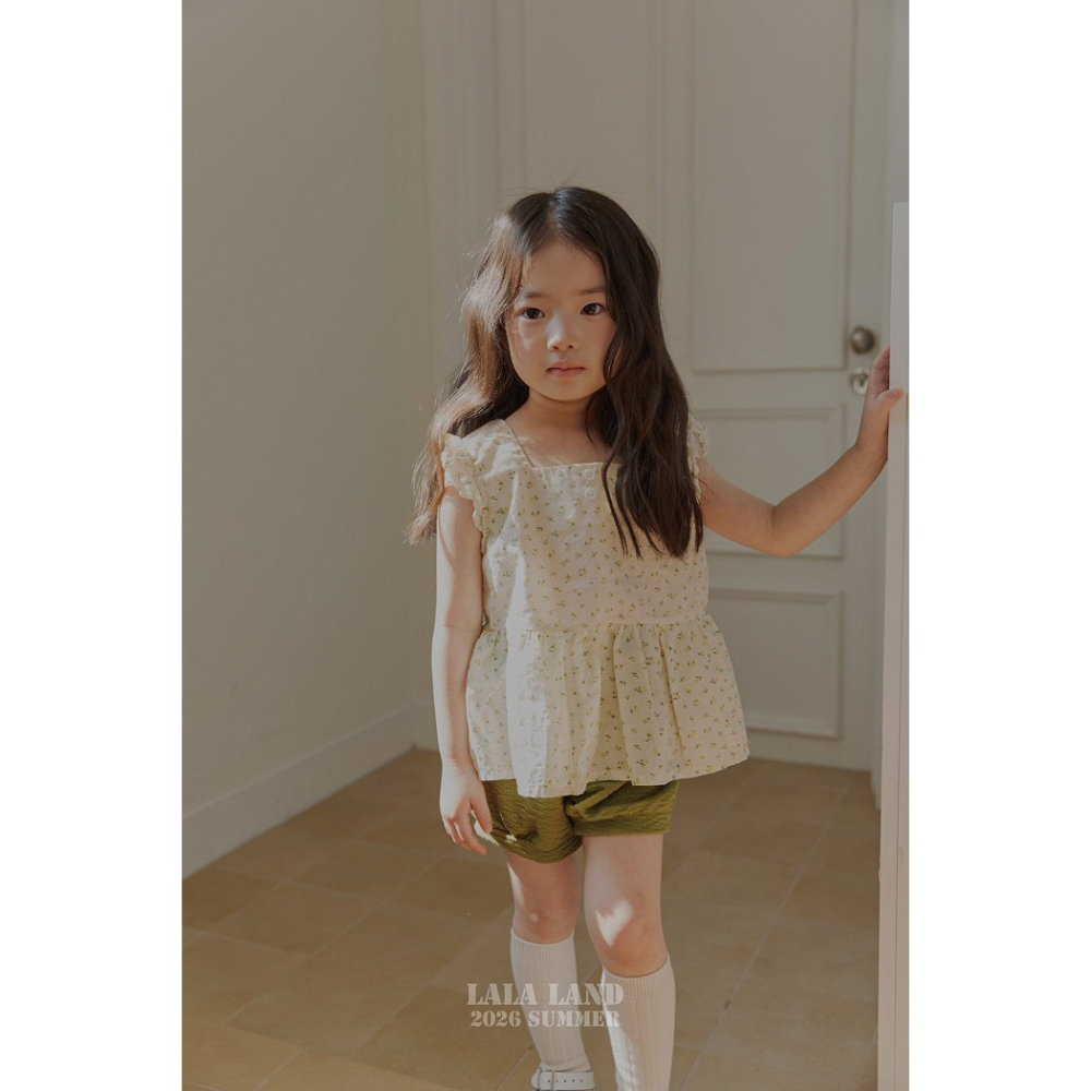 26夏 正韓 LALALAND｜Summer Scoop 超可愛 波浪袖 娃娃上衣-細節圖4