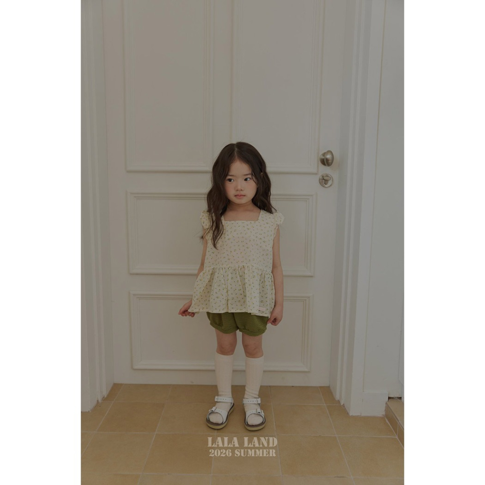26夏 正韓 LALALAND｜Summer Scoop 超可愛 波浪袖 娃娃上衣-細節圖5