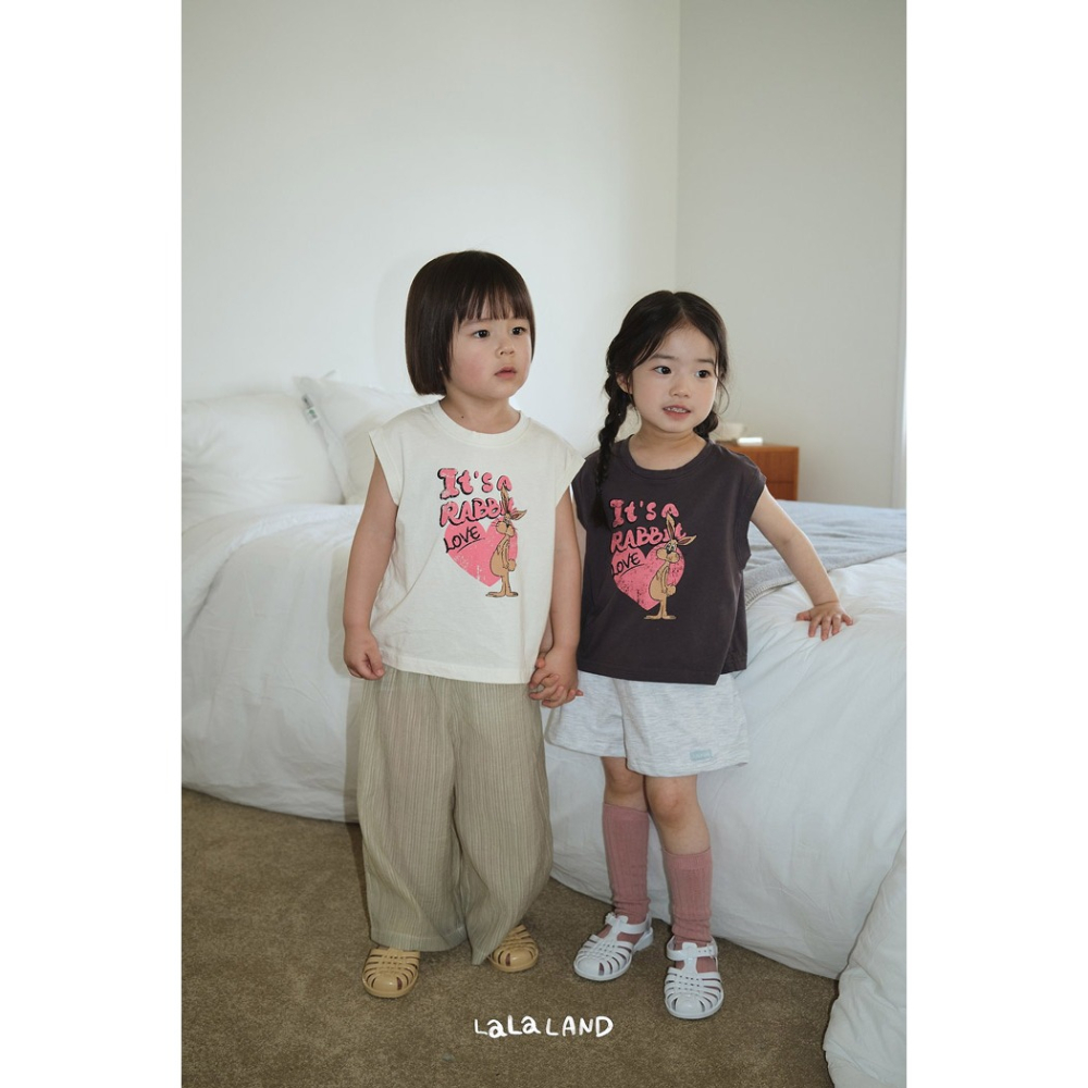 26夏 正韓 LALALAND｜Summer Scoop 是兔兔 印花背心-細節圖3