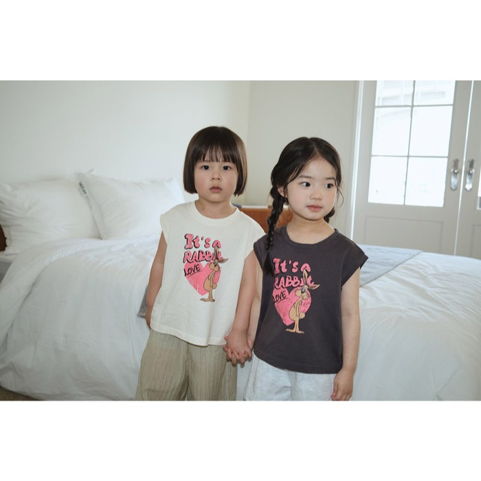 26夏 正韓 LALALAND｜Summer Scoop 是兔兔 印花背心-細節圖4