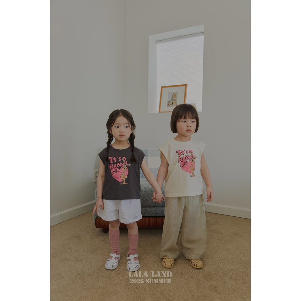 26夏 正韓 LALALAND｜Summer Scoop 是兔兔 印花背心-細節圖5