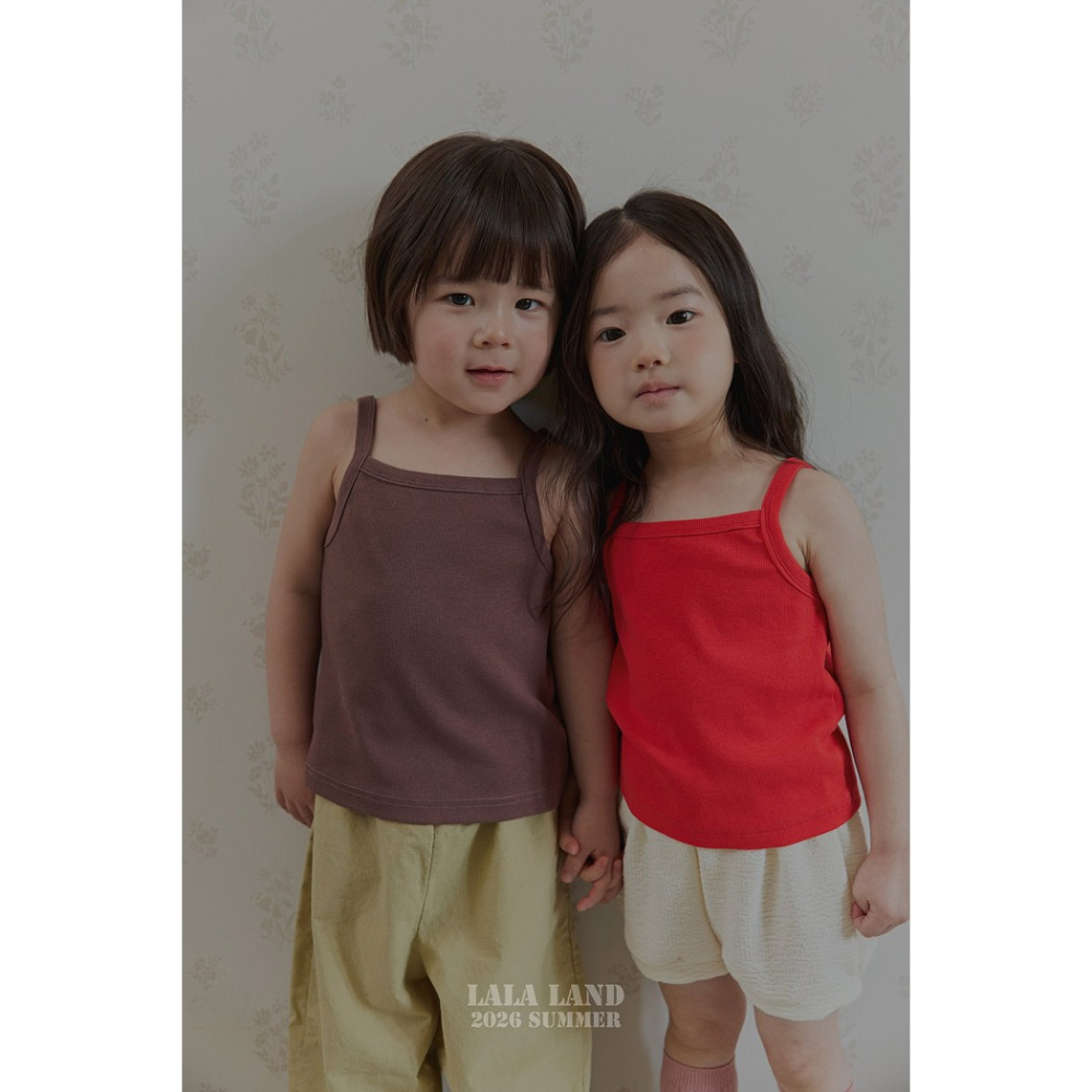 26夏 正韓 LALALAND｜Summer Scoop 跑跳日常 棉質背心-細節圖3