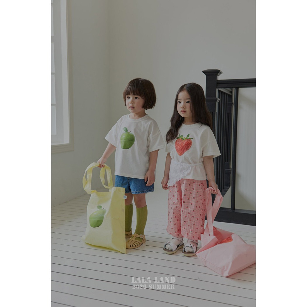 26夏 正韓 LALALAND｜Summer Scoop 水果印花 短T 親子款-細節圖3