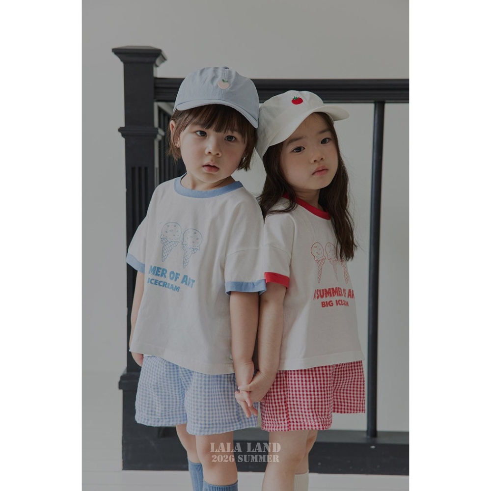 26夏 正韓 LALALAND｜Summer Scoop 冰淇淋 短T-細節圖2