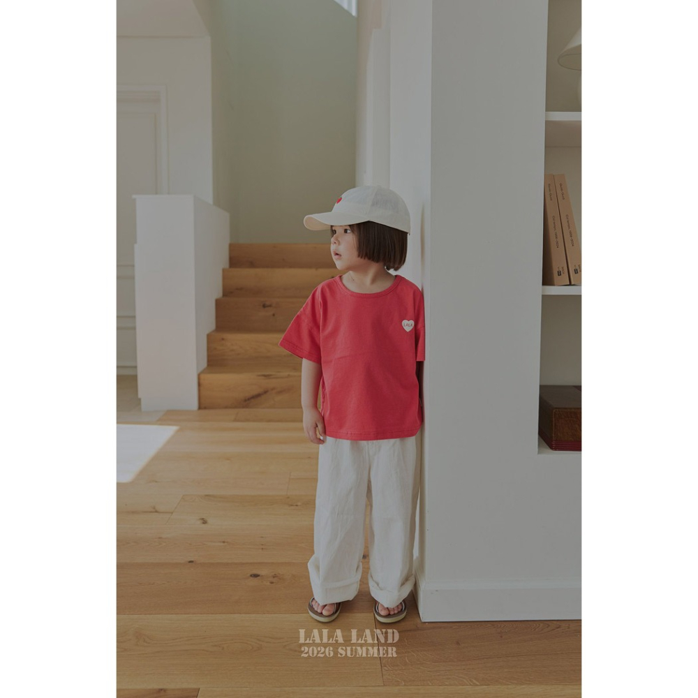26夏 正韓 LALALAND｜Summer Scoop 別緻小愛心 短T-細節圖4