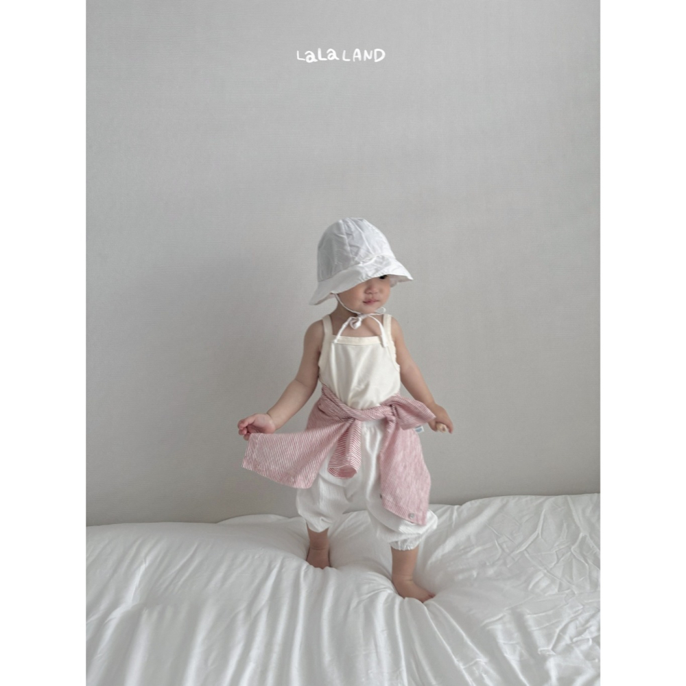 26夏 正韓 LALALAND｜Summer Scoop 條紋 縮口褲 防蚊褲  baby款-細節圖2