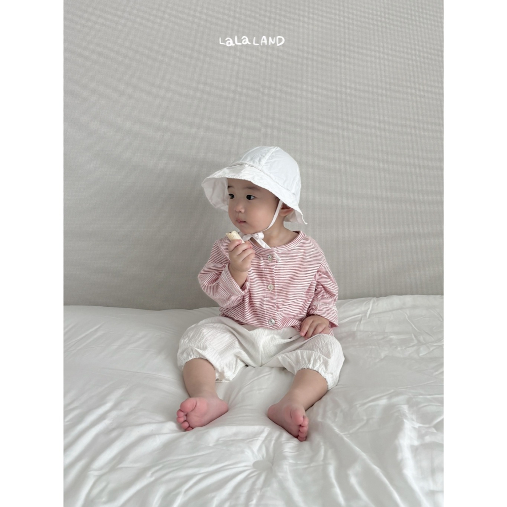 26夏 正韓 LALALAND｜Summer Scoop 條紋 縮口褲 防蚊褲  baby款-細節圖5