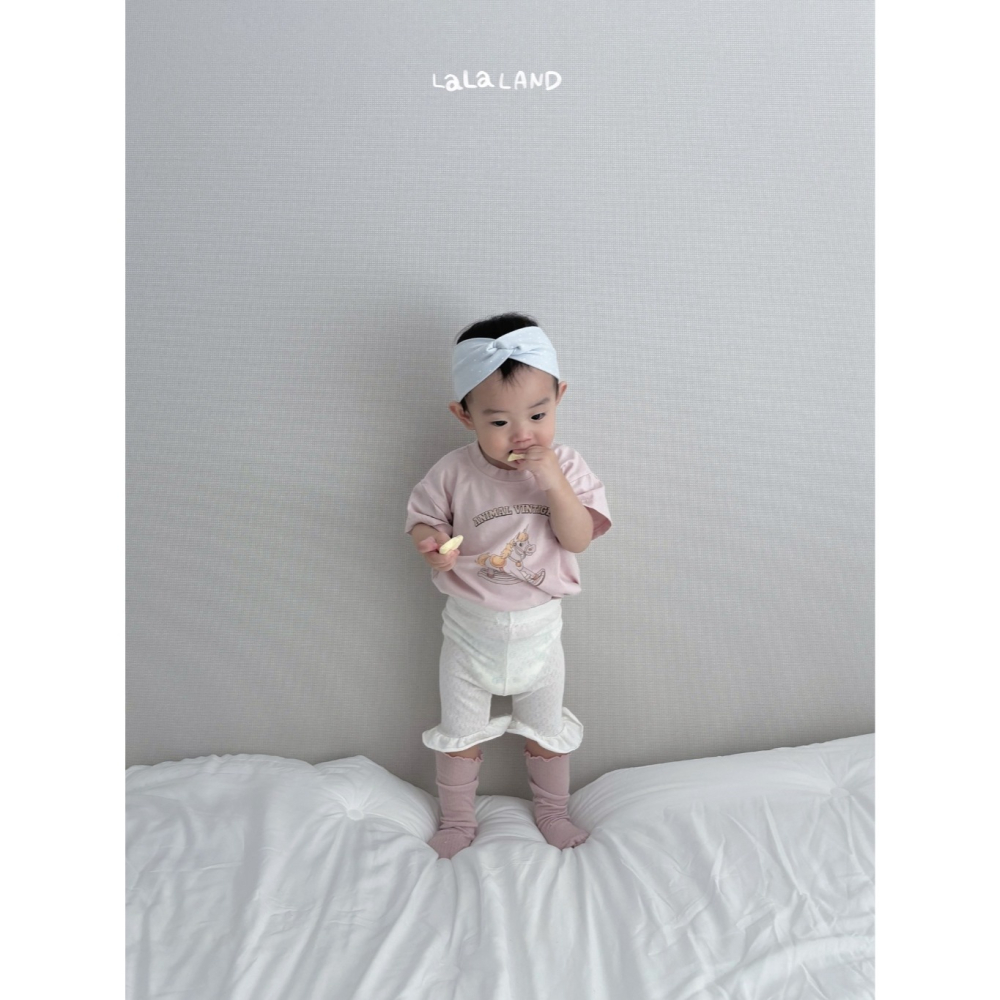 26夏 正韓 LALALAND｜Summer Scoop 荷葉邊 五分褲 baby款-細節圖5