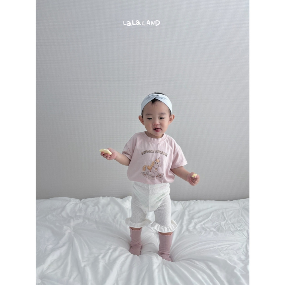 26夏 正韓 LALALAND｜Summer Scoop 荷葉邊 五分褲 baby款-細節圖6