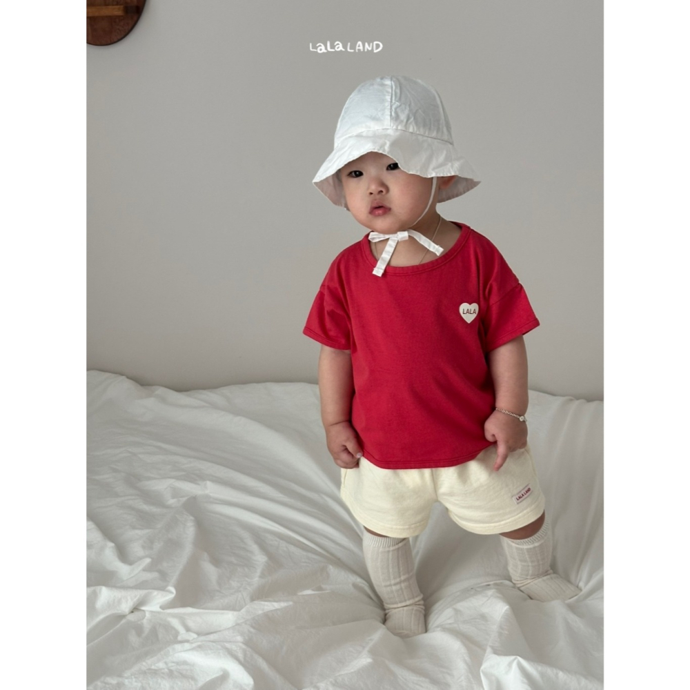 26夏 正韓 LALALAND｜Summer Scoop 別緻小愛心 短T baby款-細節圖5