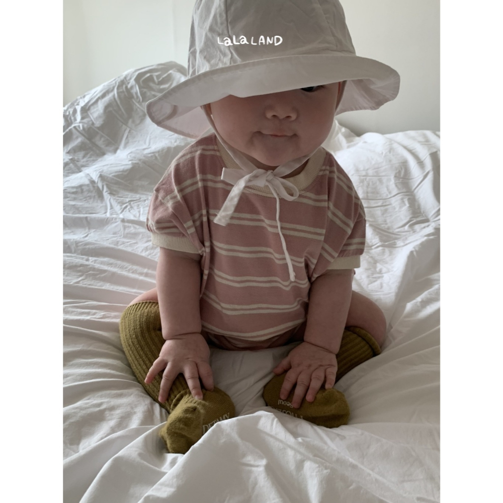 26夏 正韓 LALALAND｜Summer Scoop 復活款 經典條紋短T baby款-細節圖3