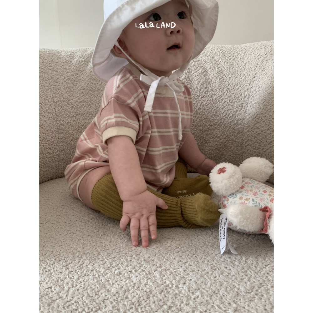 26夏 正韓 LALALAND｜Summer Scoop 復活款 經典條紋短T baby款-細節圖4