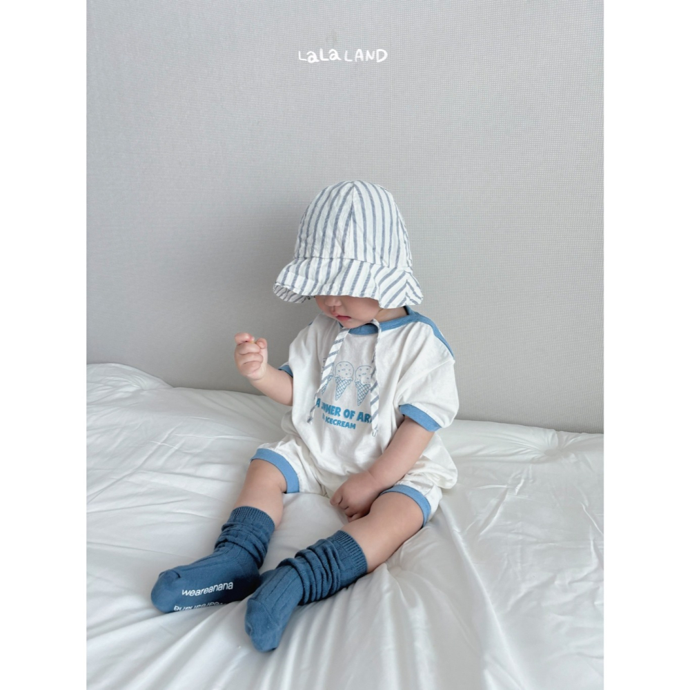 26夏 正韓 LALALAND｜Summer Scoop 冰淇淋 包屁衣 baby款-細節圖3