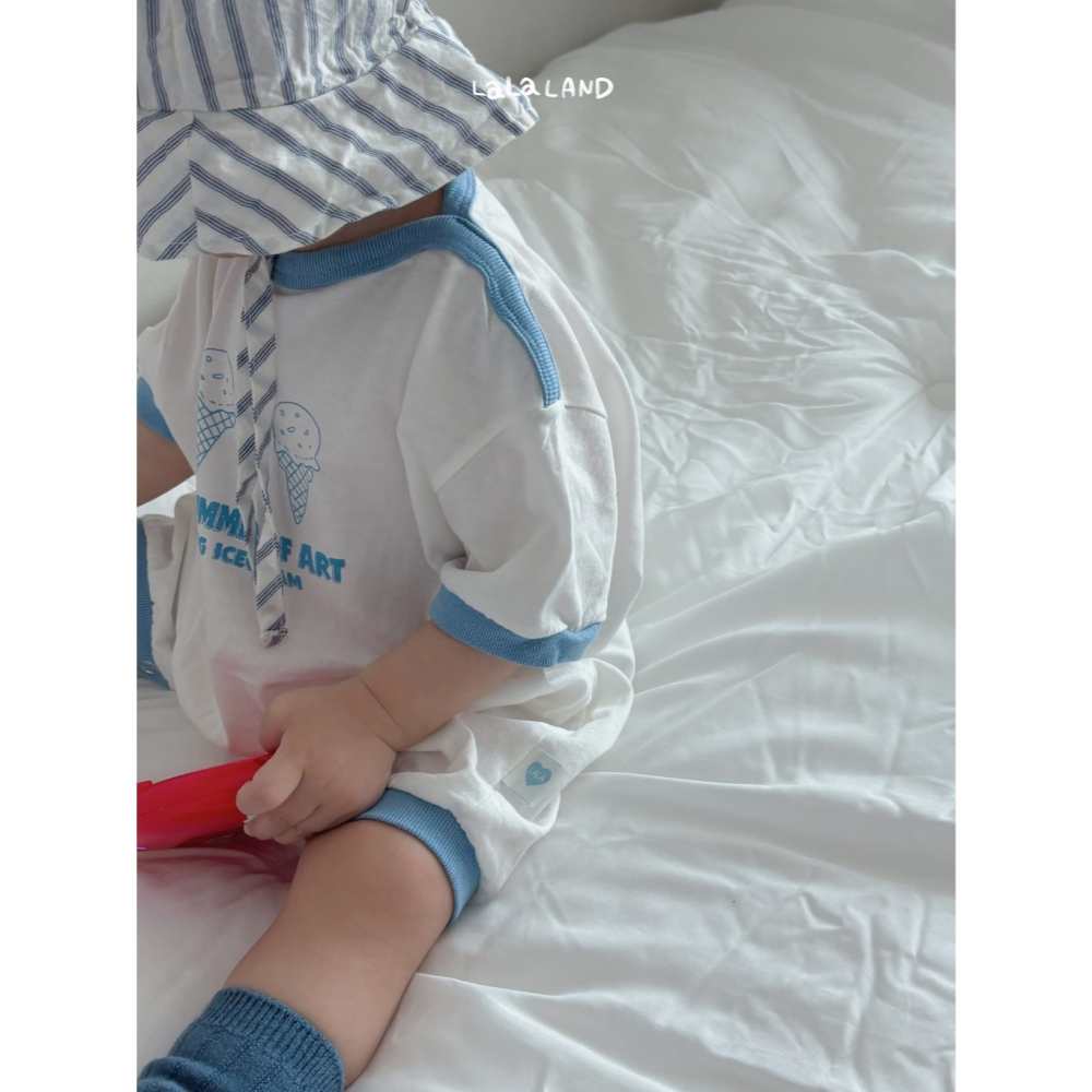 26夏 正韓 LALALAND｜Summer Scoop 冰淇淋 包屁衣 baby款-細節圖4