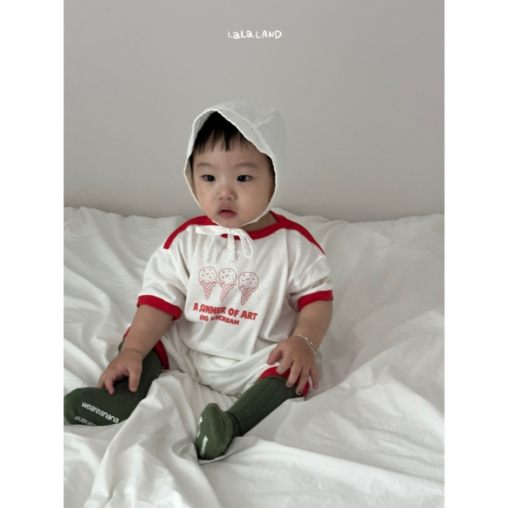 26夏 正韓 LALALAND｜Summer Scoop 冰淇淋 包屁衣 baby款-細節圖6