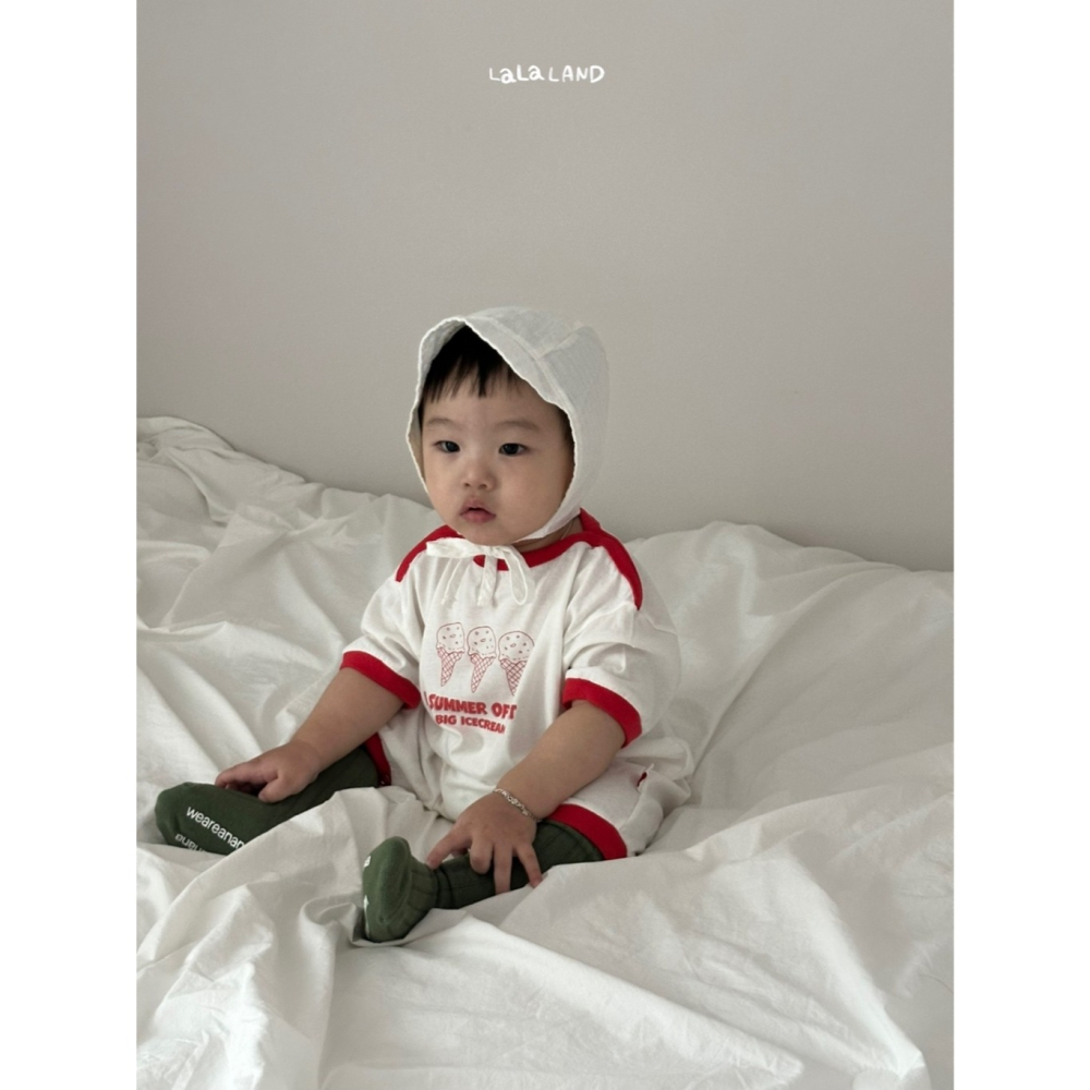 26夏 正韓 LALALAND｜Summer Scoop 冰淇淋 包屁衣 baby款-細節圖7