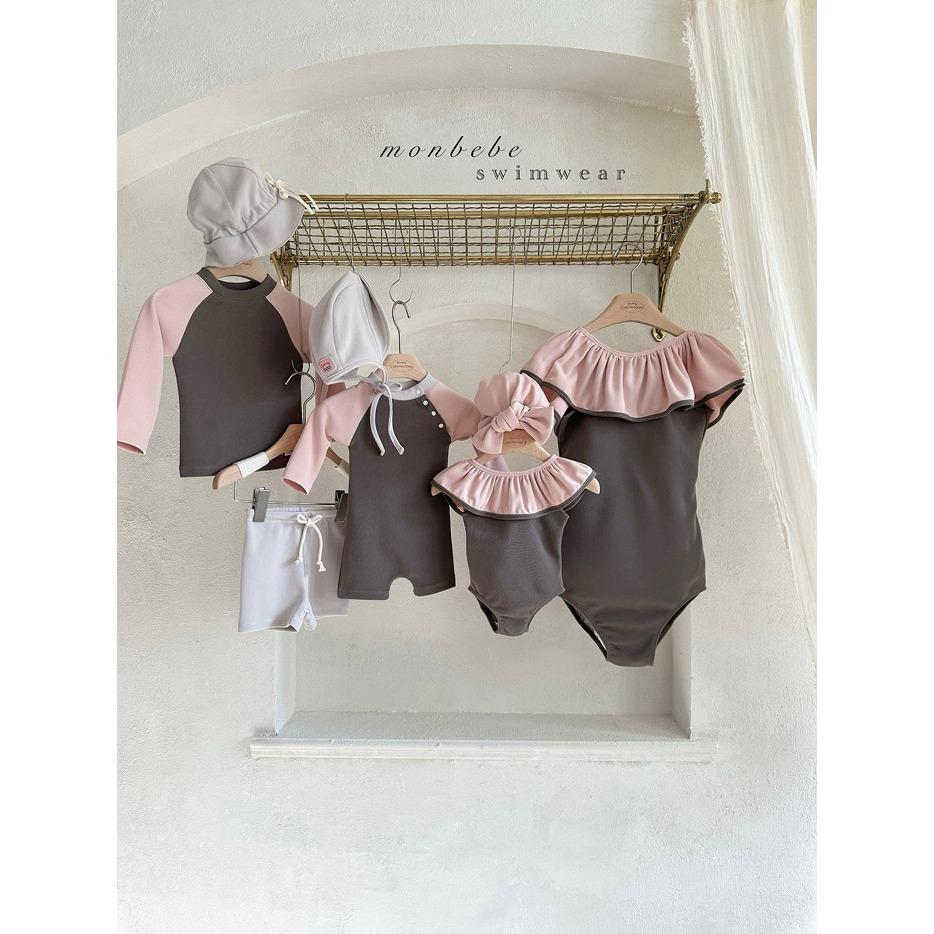 26夏 正韓 MONBEBE｜Little Château 兩件式 泳衣褲-細節圖4