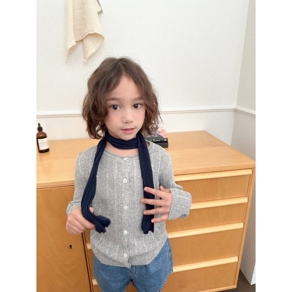 26夏 正韓 DIGREEN｜Daily Neutral  壓紋 針織外套 親子款-細節圖4