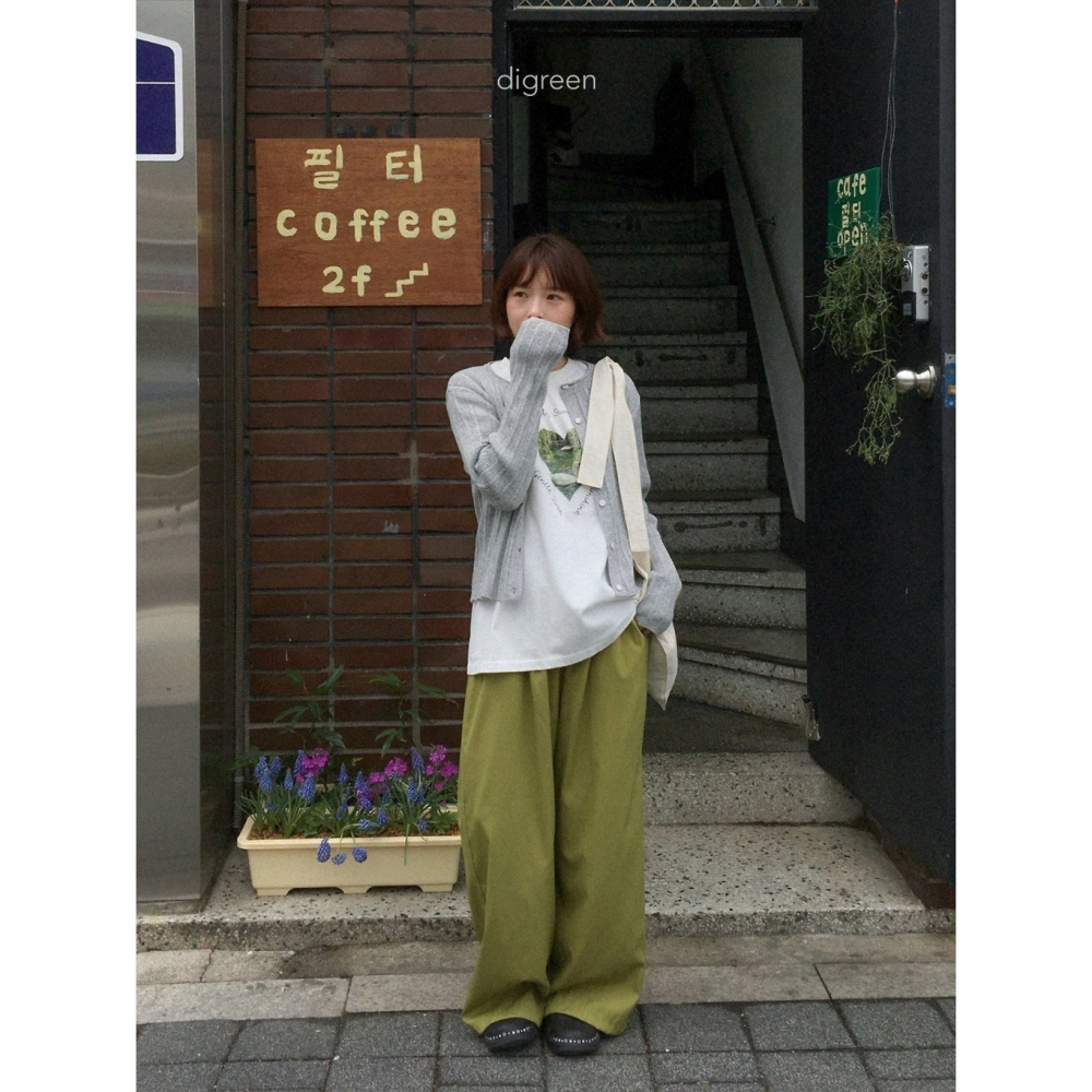 26夏 正韓 DIGREEN｜Daily Neutral  壓紋 針織外套 親子款-細節圖5