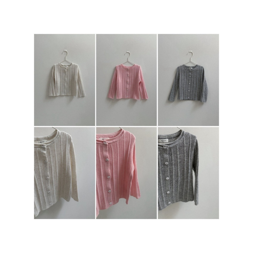 26夏 正韓 DIGREEN｜Daily Neutral  壓紋 針織外套 親子款-細節圖8