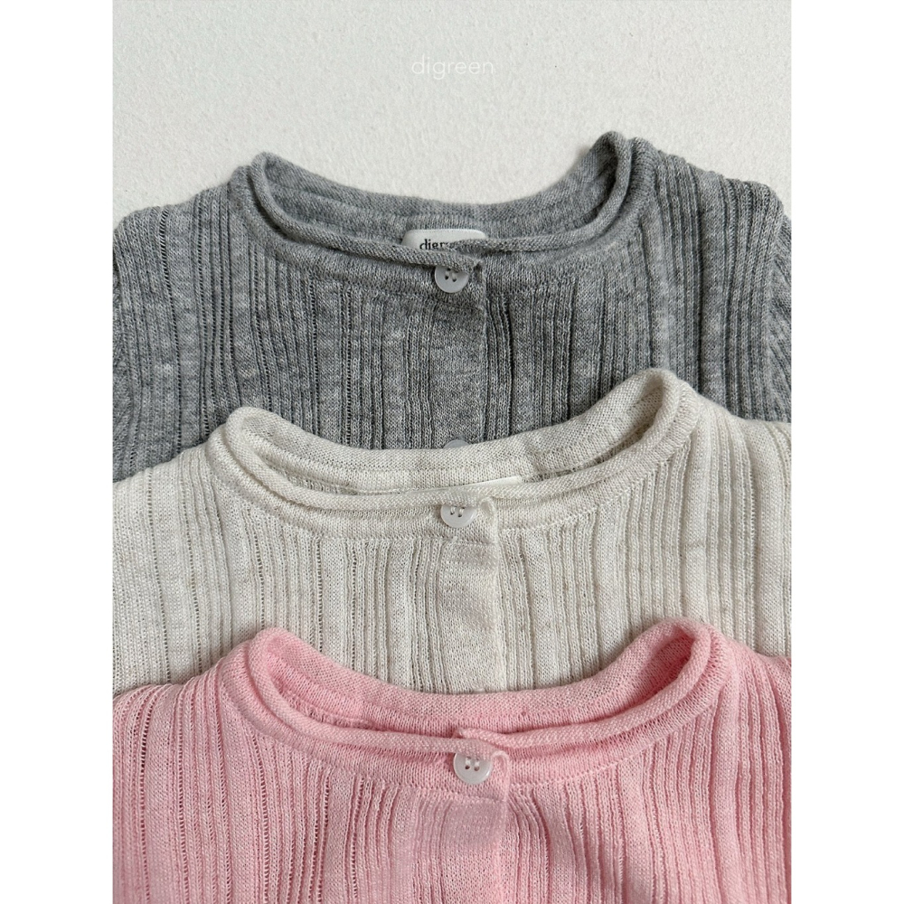 26夏 正韓 DIGREEN｜Daily Neutral  壓紋 針織外套 親子款-細節圖9