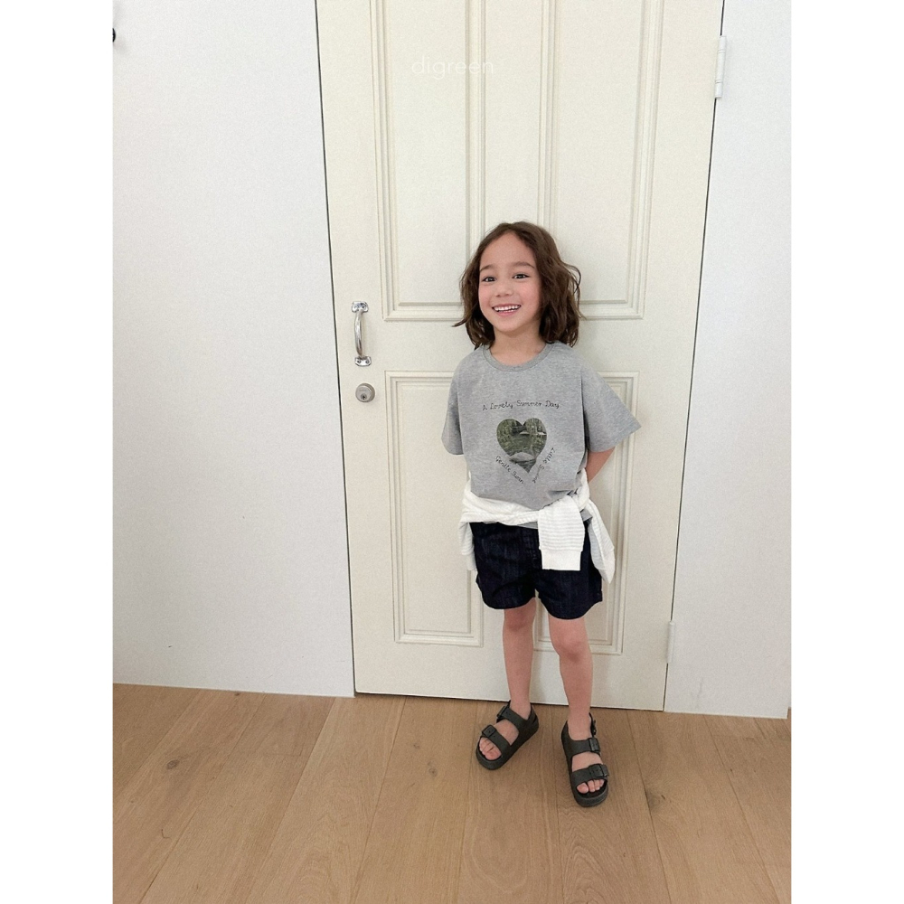 26夏 正韓 DIGREEN｜Daily Neutral  天鵝印花短T 親子款-細節圖3