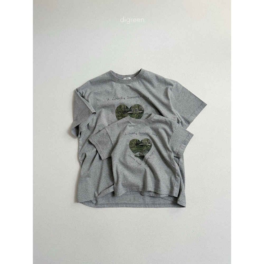 26夏 正韓 DIGREEN｜Daily Neutral  天鵝印花短T 親子款-細節圖6