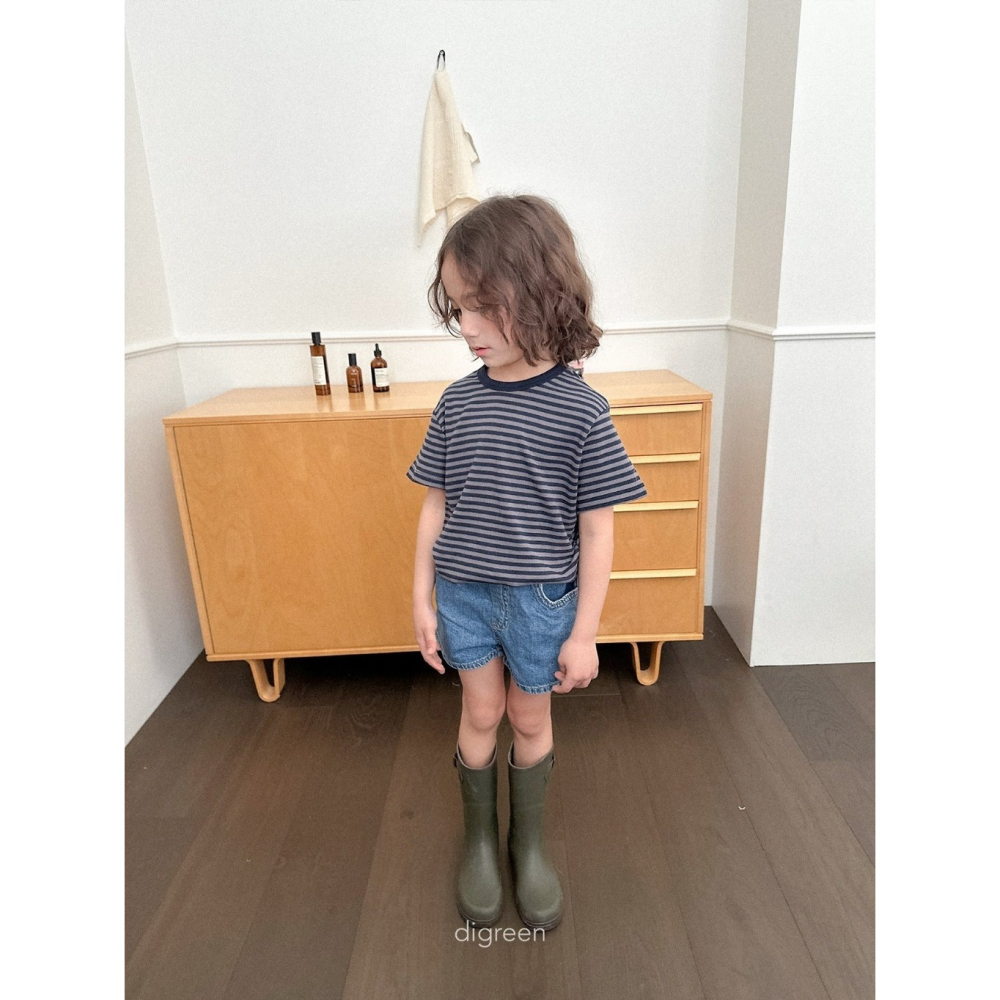 26夏 正韓 DIGREEN｜Daily Neutral 經典款 牛仔短褲-細節圖4