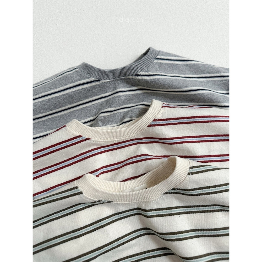 26夏 正韓 DIGREEN｜Daily Neutral 不敗款條紋 短Ｔ-細節圖3