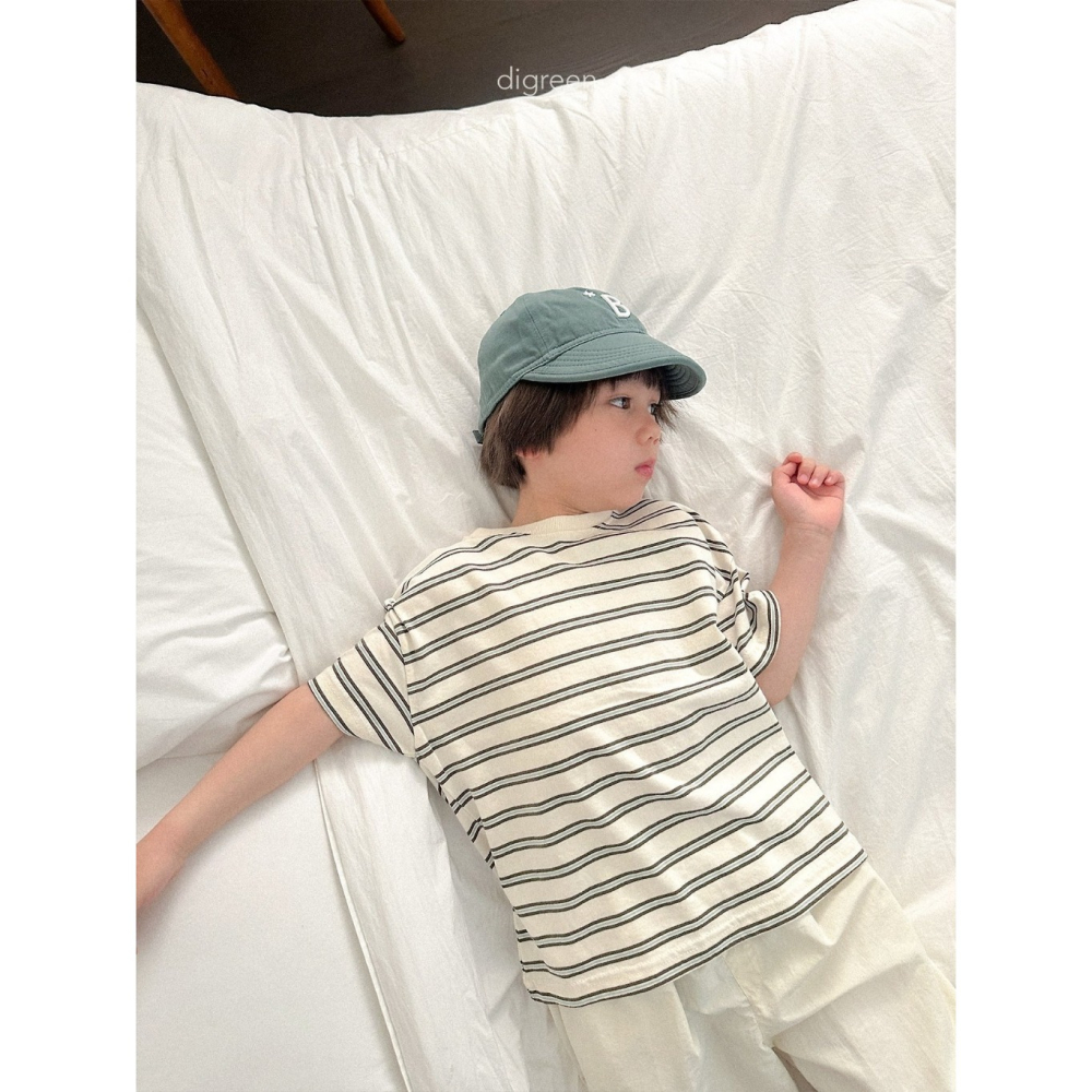 26夏 正韓 DIGREEN｜Daily Neutral 不敗款條紋 短Ｔ-細節圖5