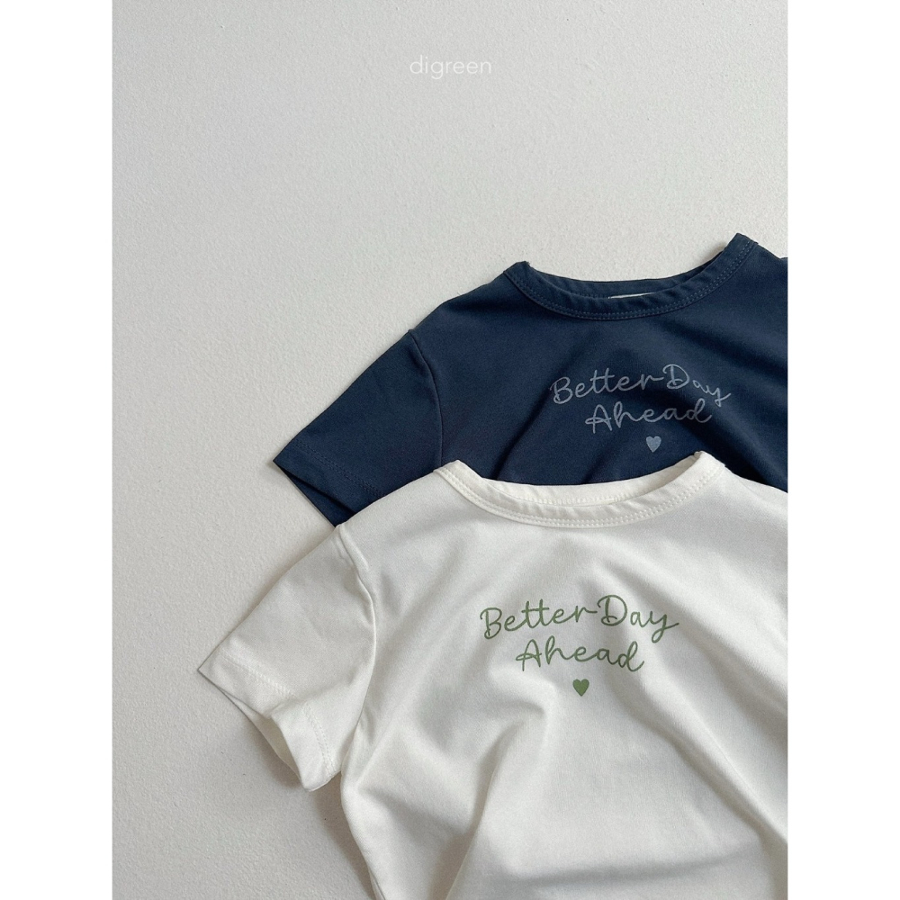 26夏 正韓 DIGREEN｜Daily Neutral 一天比一天更好 短袖T-細節圖2