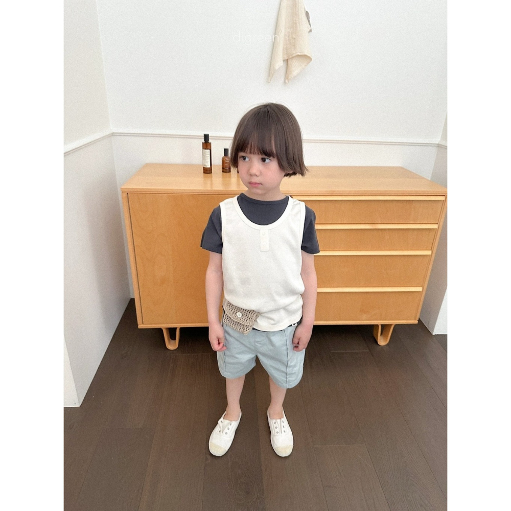 26夏 正韓 DIGREEN｜Daily Neutral 質感加分 前車線 短褲-細節圖6