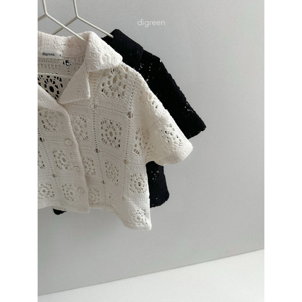 26夏 正韓 DIGREEN｜Daily Neutral 質感滿分 雕花針織衫-細節圖2