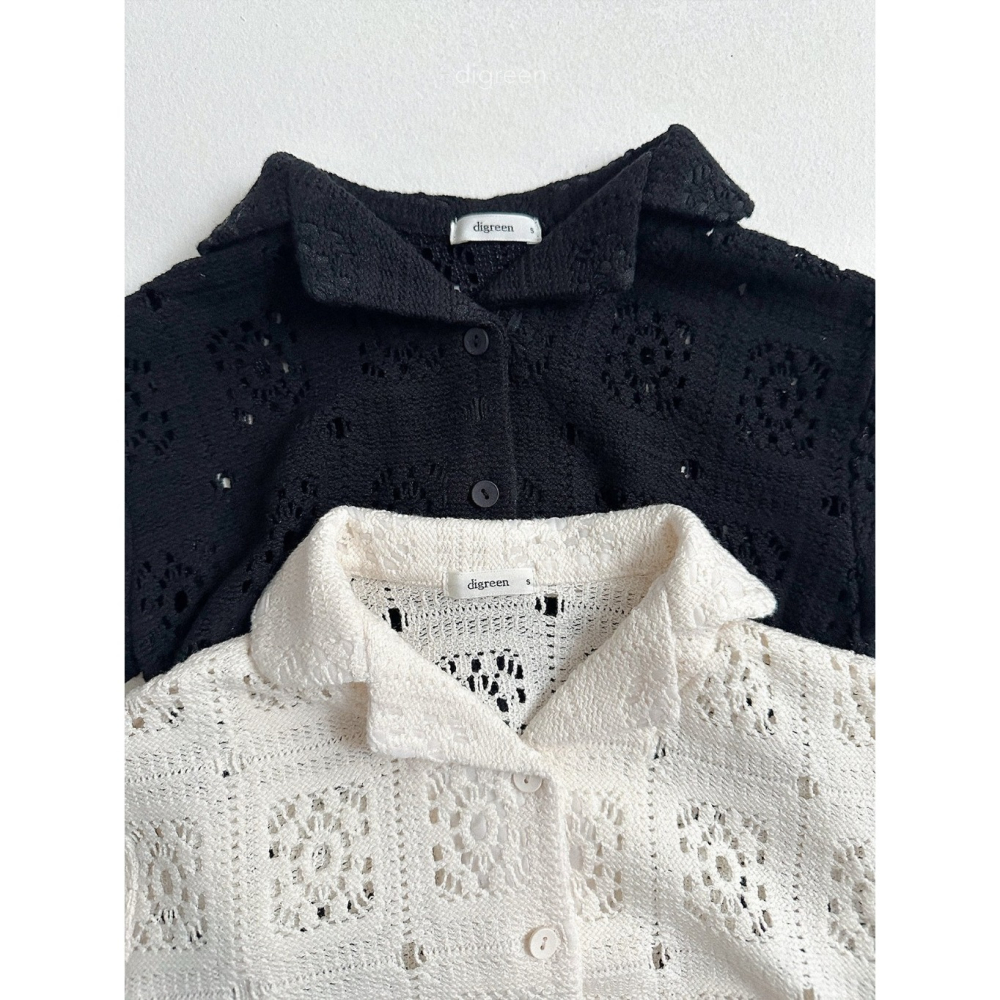 26夏 正韓 DIGREEN｜Daily Neutral 質感滿分 雕花針織衫-細節圖7