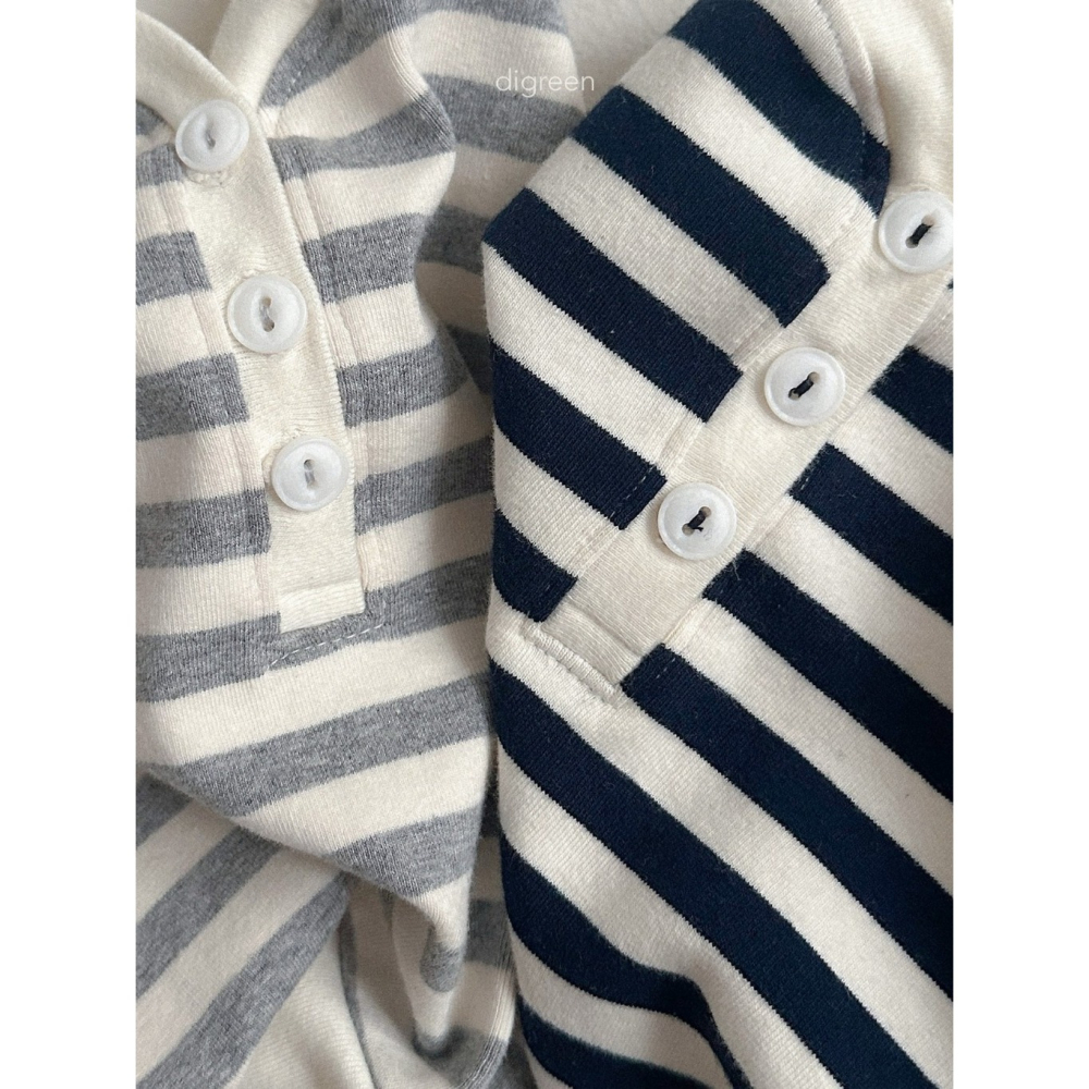 26夏 正韓 DIGREEN｜Daily Neutral 經典條紋 短背心-細節圖2