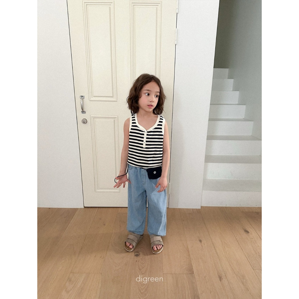 26夏 正韓 DIGREEN｜Daily Neutral 經典條紋 短背心-細節圖7