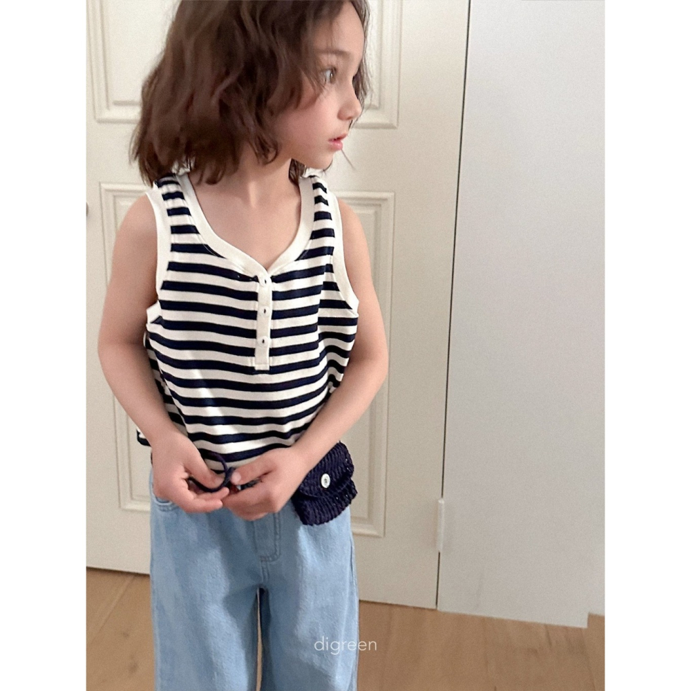 26夏 正韓 DIGREEN｜Daily Neutral 經典條紋 短背心-細節圖8