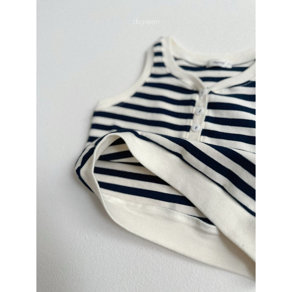 26夏 正韓 DIGREEN｜Daily Neutral 經典條紋 短背心-細節圖9
