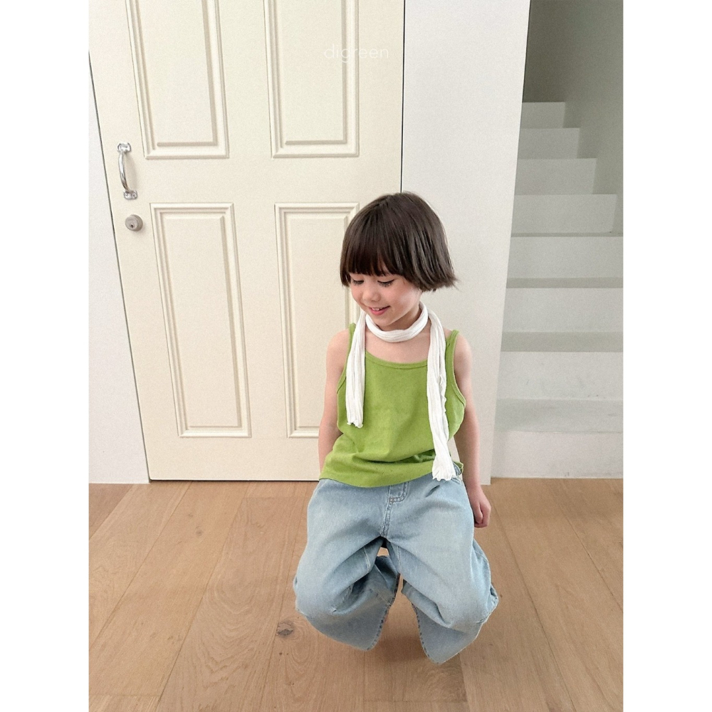 26夏 正韓 DIGREEN｜Daily Neutral 綿柔感 印花 細肩背心-細節圖4